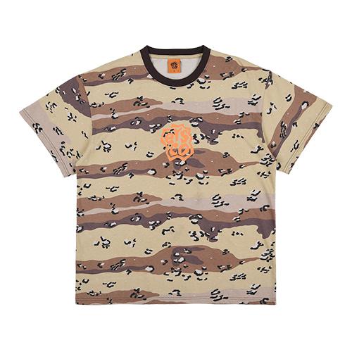 ers heart logo camo tee_brown