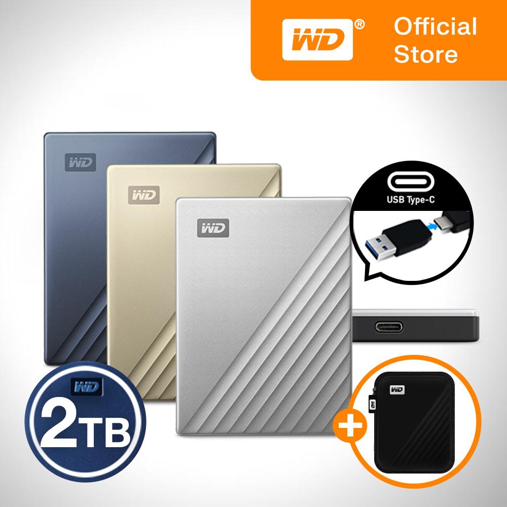 WD My Passport ULTRA Type-C 2TB 외장하드 [전용파우치]