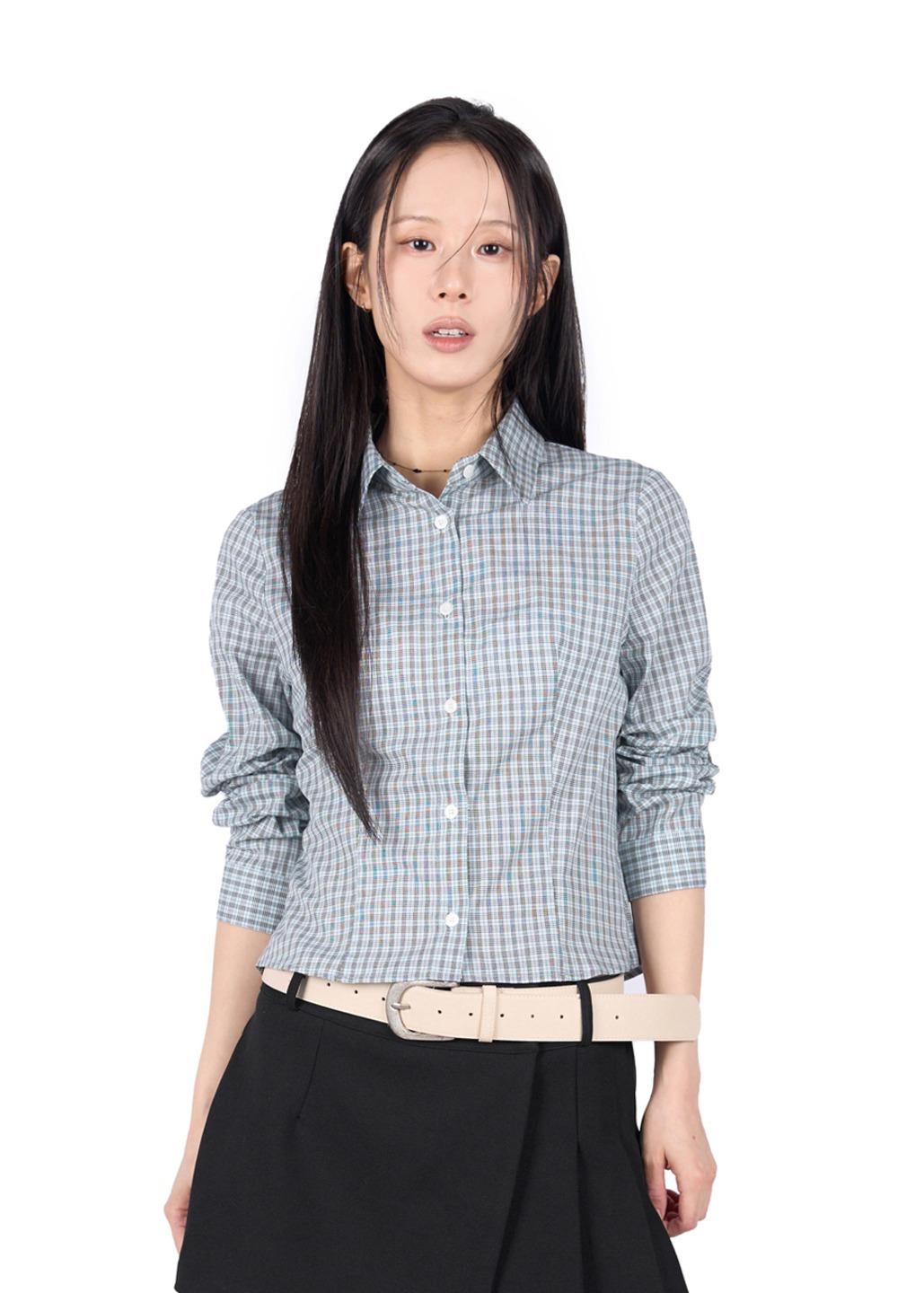 릿킴 CHECK MINI SHIRT