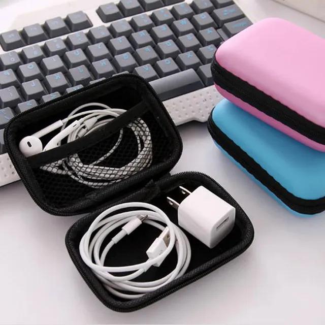 스마트 보조배터리 파우치 미니 외장하드 케이스 여행용 충전기 케이블 이어폰 젠더 USB 수납 가방 포켓
