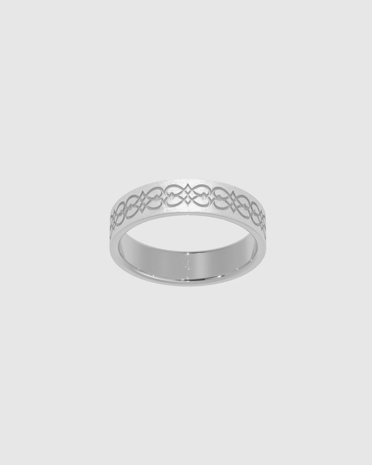 Heart pattern etching couple ring_ 하트 패턴 에칭 커플링(남성용)