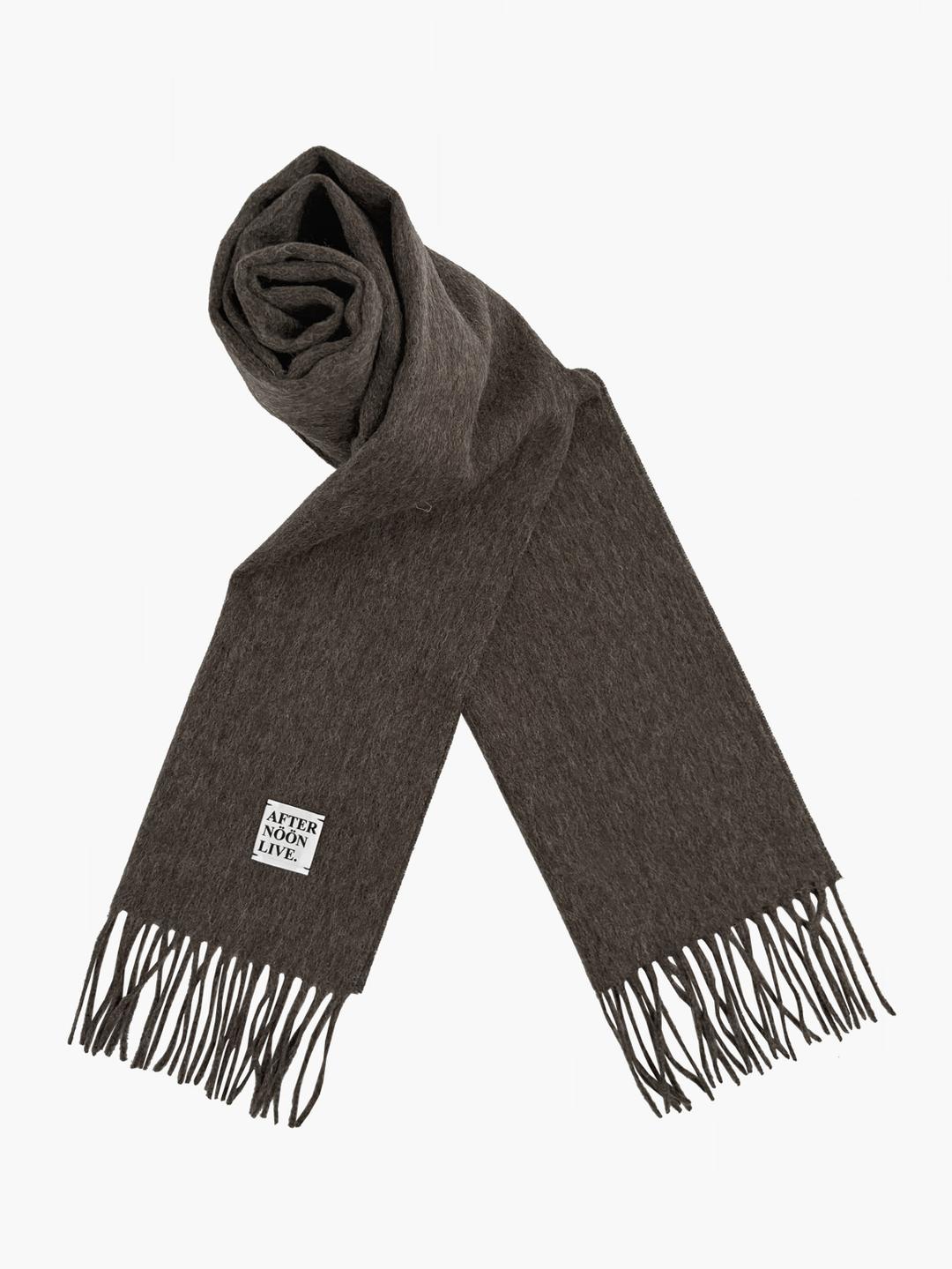 Afternoonlive Wool Muffler (Ash Brown)