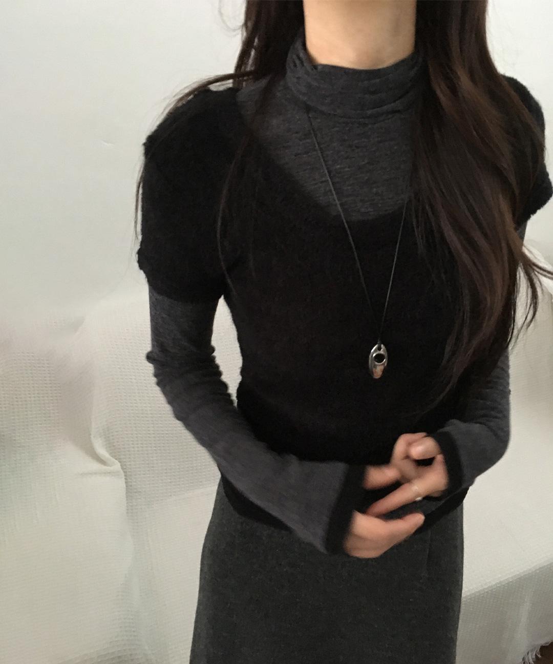 오베럴 [레이어드set] 듀오 목폴라 연말룩 / 1주 소요