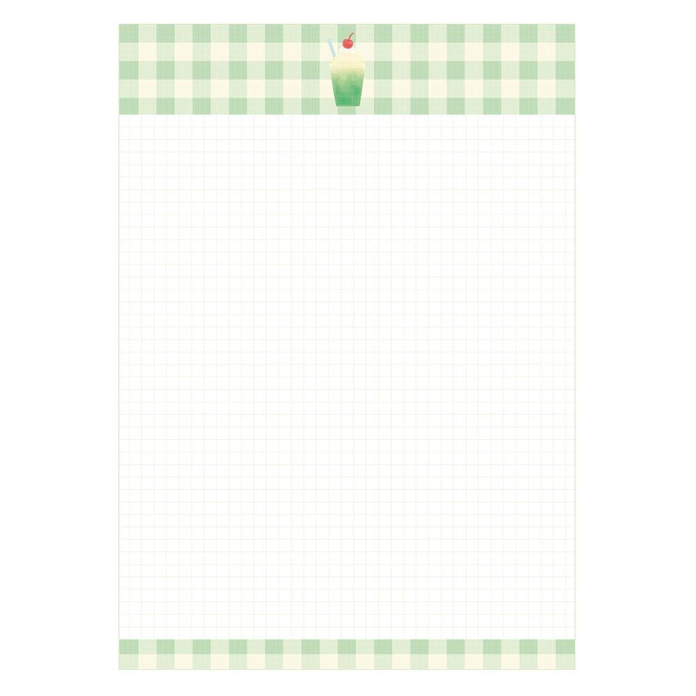 B5 메론 소다 노트패드 (줄/모눈)