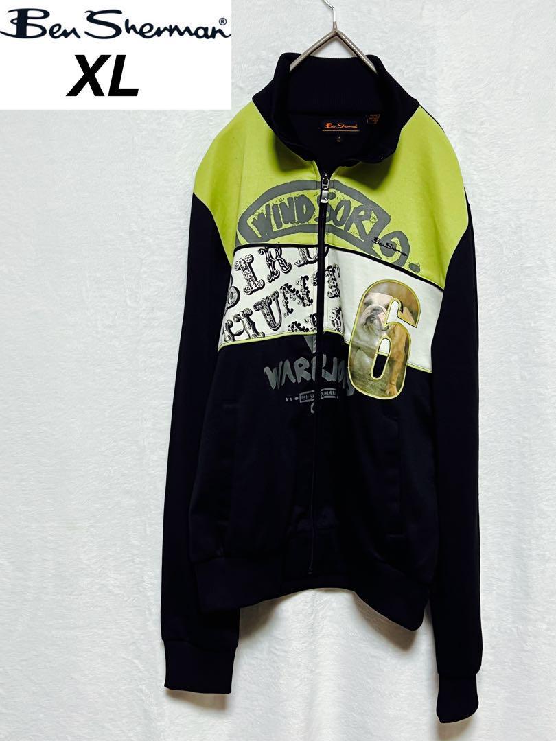Ben Sherman   ベンシャーマン　犬プリント トラックジャケット　XL