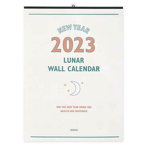2023 루나 벽걸이 음력달력 레트로 달력 (A2, 대형 캘린더)