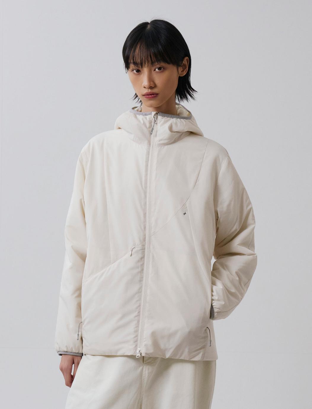 [25FW] 어반사이드 카나드 프리마로프트 골드 후드 패딩 재킷 아이보리