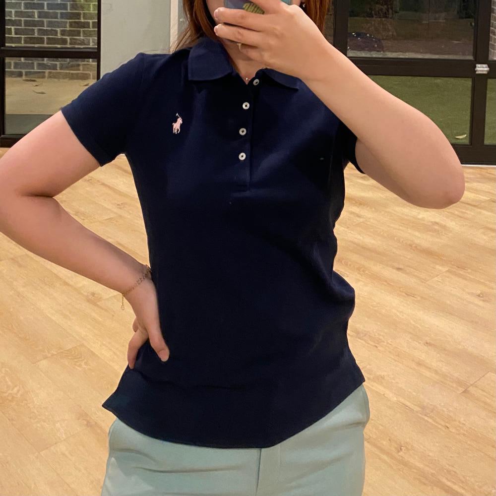 폴로 걸즈 반팔 카라 티셔츠 피케