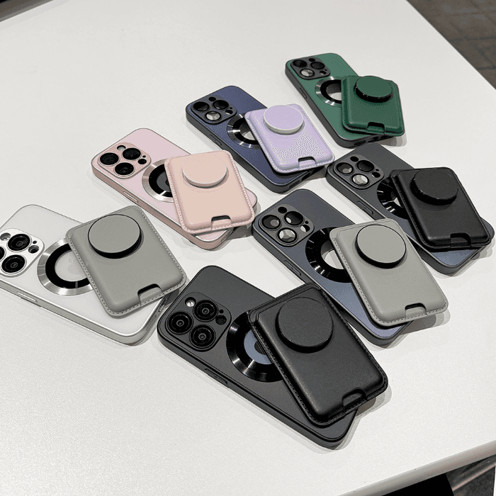 [10일특가] (세트상품)비건 카드지갑톡 + 센터홀 맥세이프 풀커버케이스