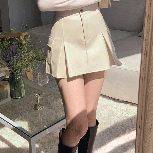 호칸레더카고미니 skirt (속바지안감)