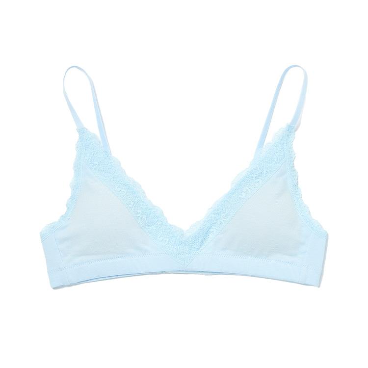 Triangle Lace Bralette(Softy Blue) : Goblin Wear 고블린 웨어