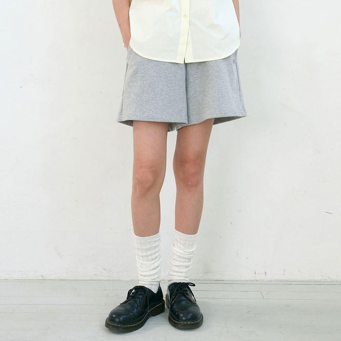 이지 밴딩 쇼츠 (Grey)