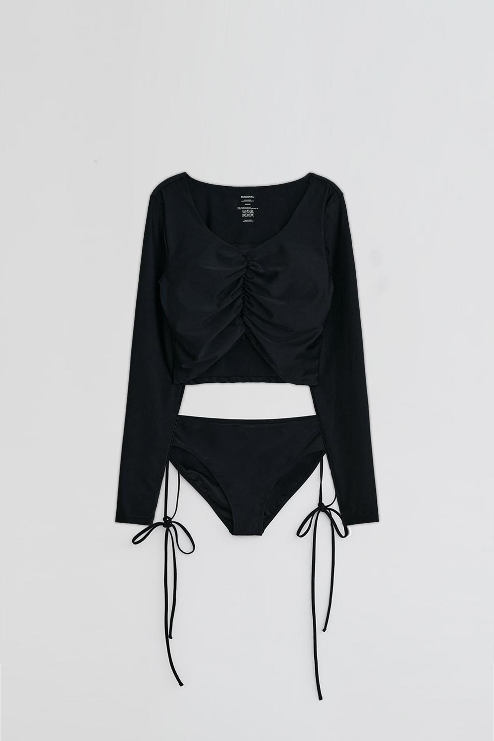SHIRRING RASHGUARD SET