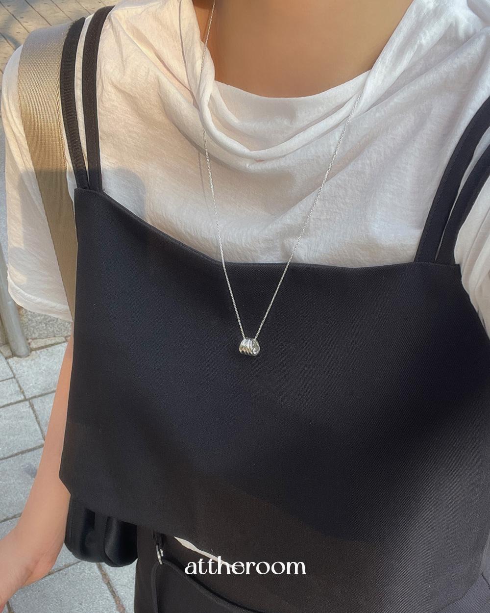 실버925 리네아 펜던트 롱목걸이