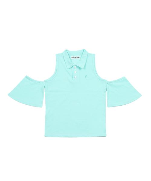 OFF SHOULDER PK TOP MINT