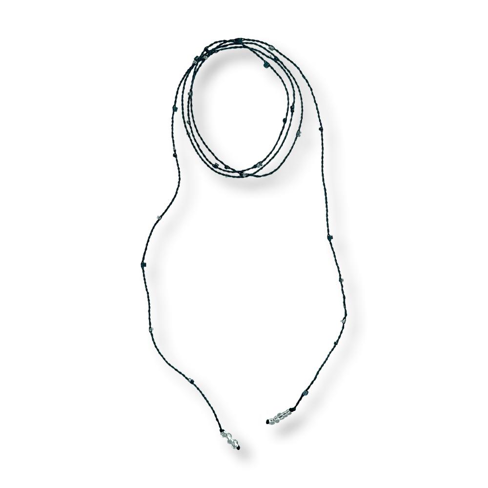 비즈 스카프 실 목걸이