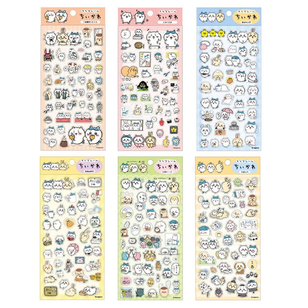 나가노 치이카와 클리어 씰스티커 (5종류) / 다이어리꾸미기 스티커꾸미기 다꾸 친구선물