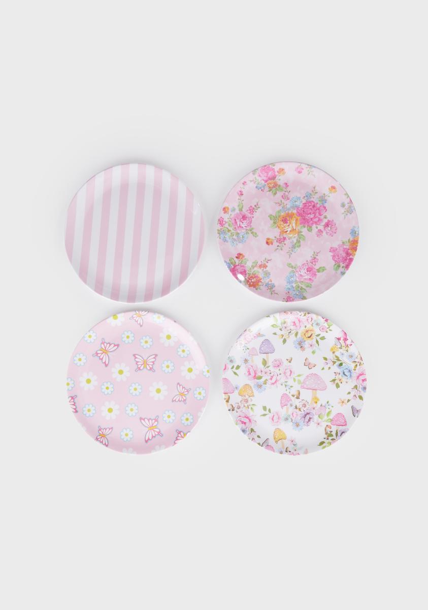 Meadow Mind Mismatched Plates - ONE SIZE