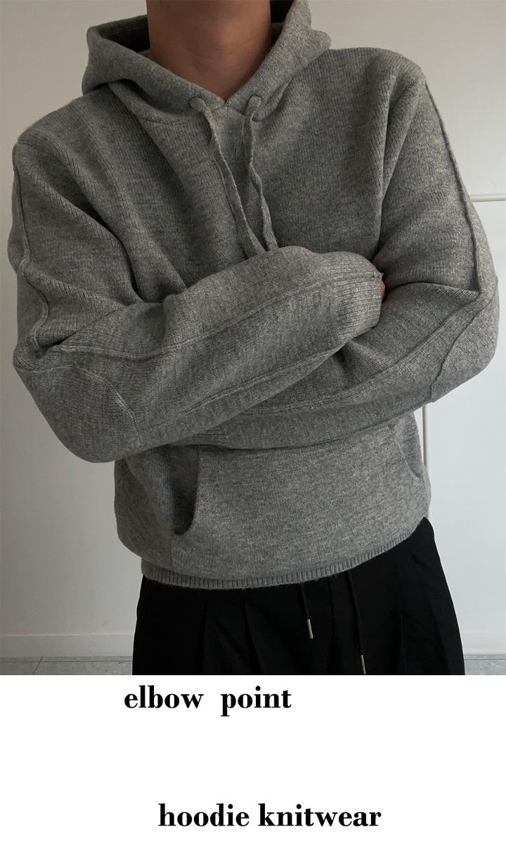 pure lo cashmere hoodie knitwear 7color