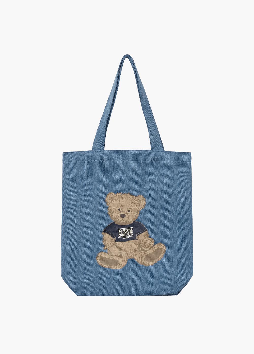 DOODLE BEAR ECO BAG blue
