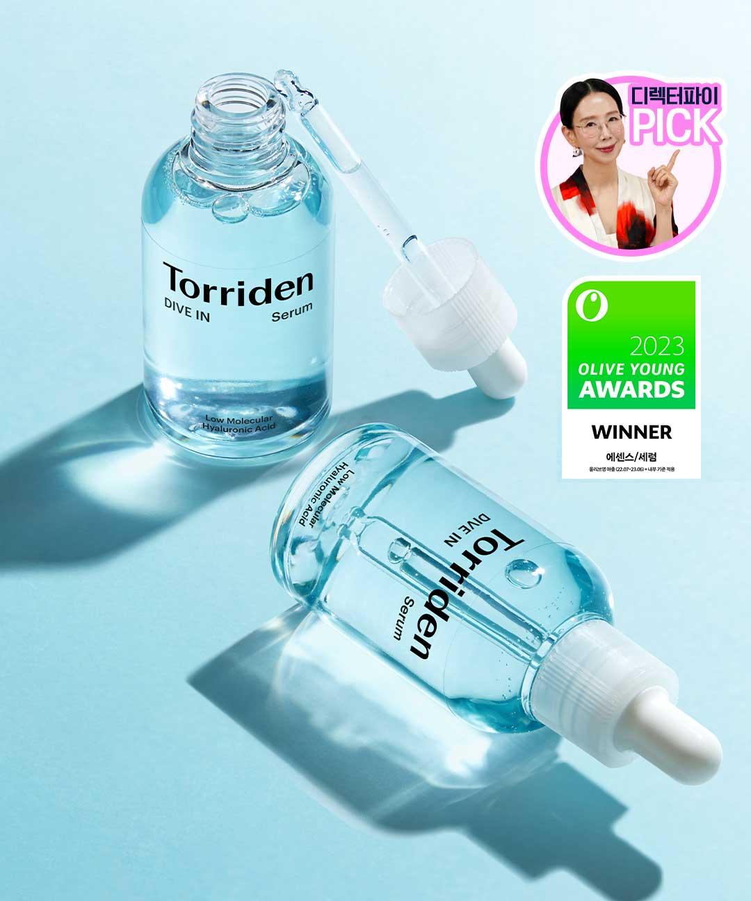 [디렉터파이 PICK] [2종세트] 토리든 다이브인 저분자 히알루론산 세럼 50ml+40ml