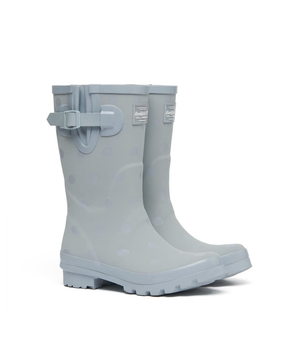 [NEW 10%] ORIGINAL RAIN BOOTS SHORT(DOT) - GREY