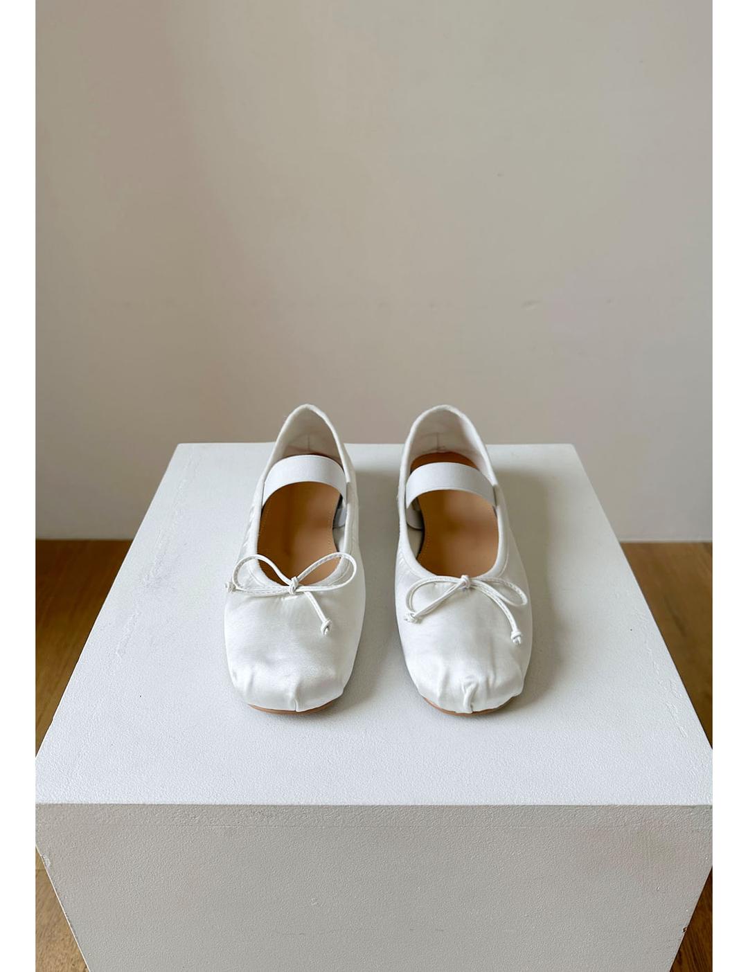 ribbon ballet shoes (4color)