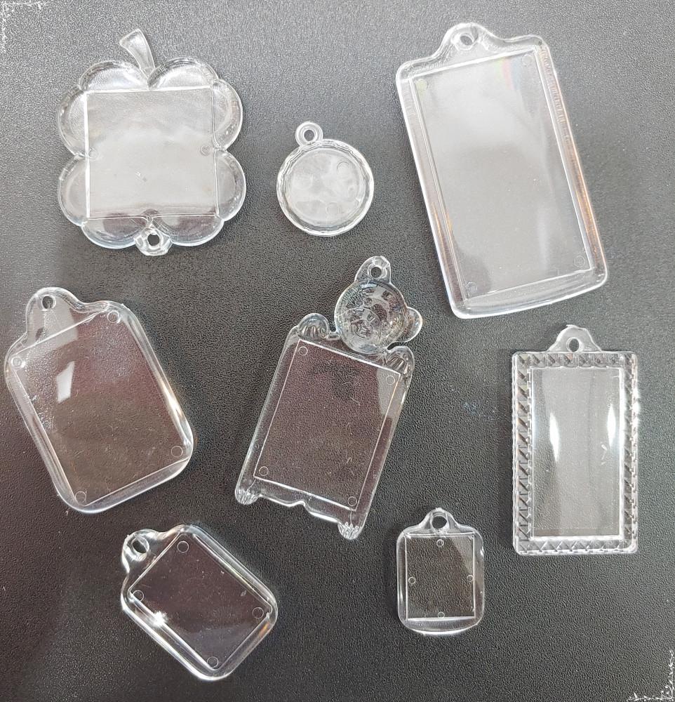 투명액자 열쇠고리/사진 핸드폰고리/키홀더/아크릴액자 키링