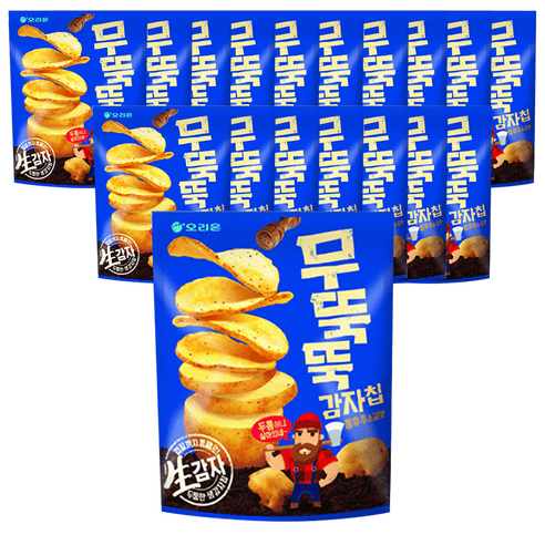 무뚝뚝감자칩 통후추 소금맛 과자, 60g, 18개 - 감자과자 | 쿠팡