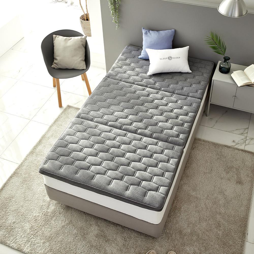 슬립앤슬립 에어슬립2 접이식 손님용 침대용 바닥용 삼단형 토퍼