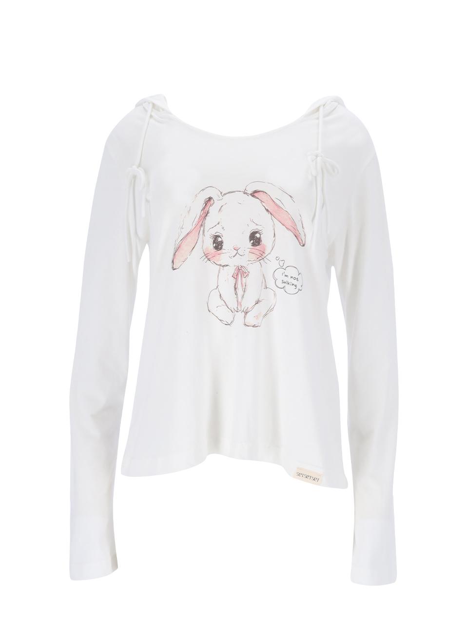 SULKING RABBIT HOODIE