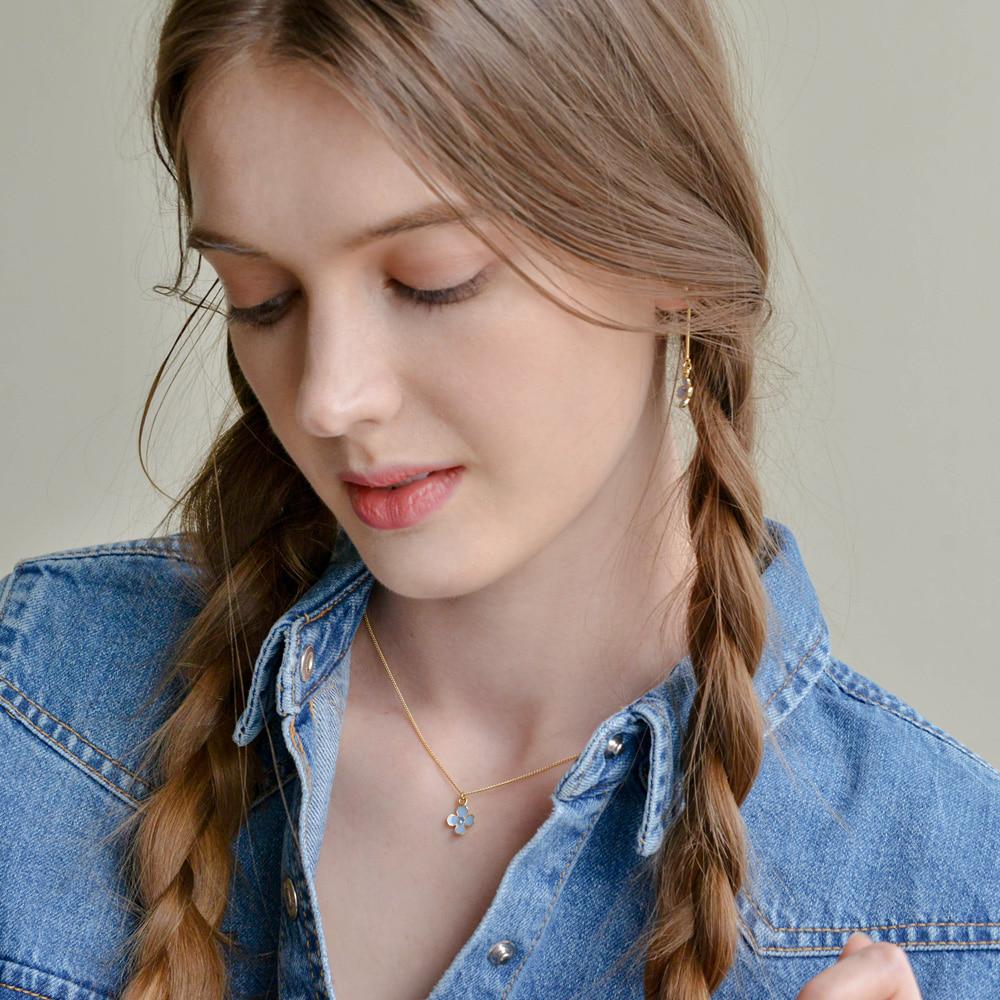 [에스파 카리나 착용]물망초 목걸이