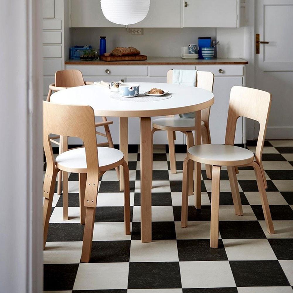 아르텍 artek table 우드 알토 테이블 원형 식탁 의자 카페 다이닝테이블