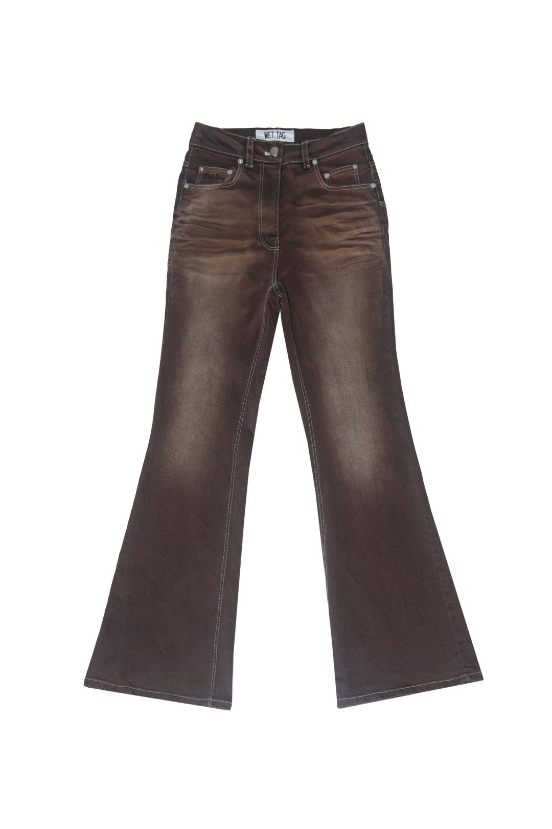 Slanted Pocket Maxi Boots Cut Denim pants