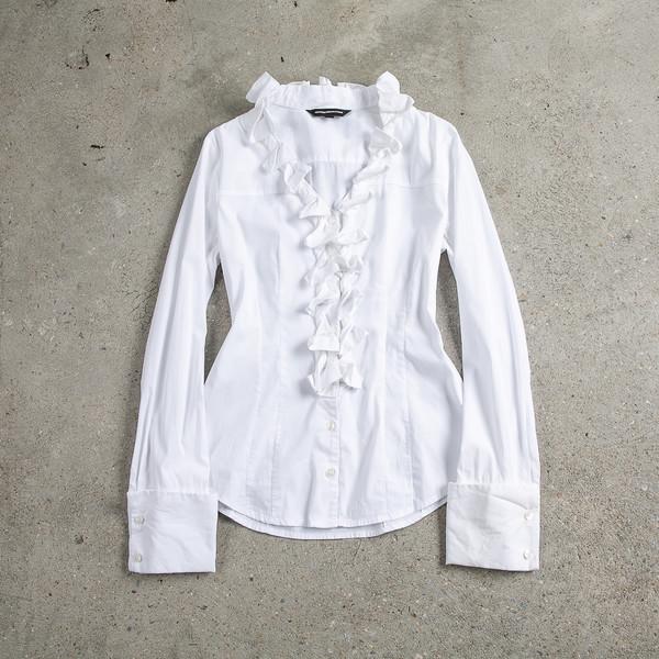 Frill Shirt 0316 W