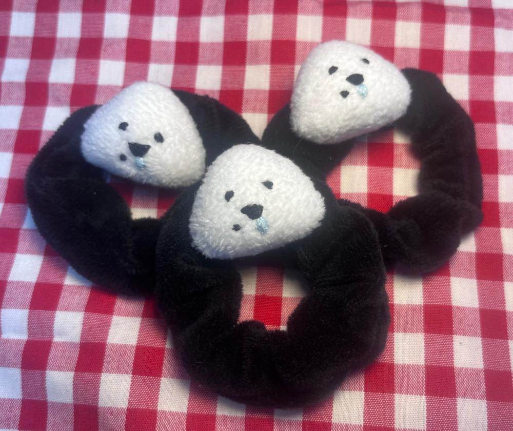 코흘리개 주먹밥 머리끈