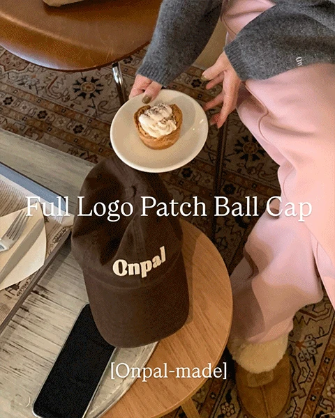[Onpal-made] 온팔 풀로고 패치 볼캡 (2 colors)