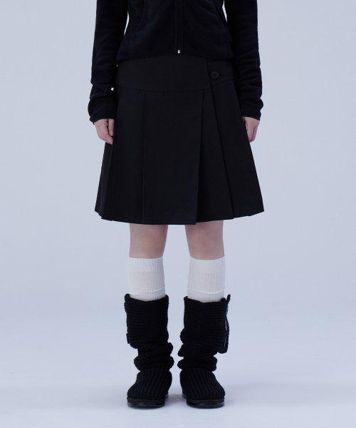 지초이 [jichoi COMFORT] 23-002 SKIRT PANTS (GRAPHITE) - 위시버킷