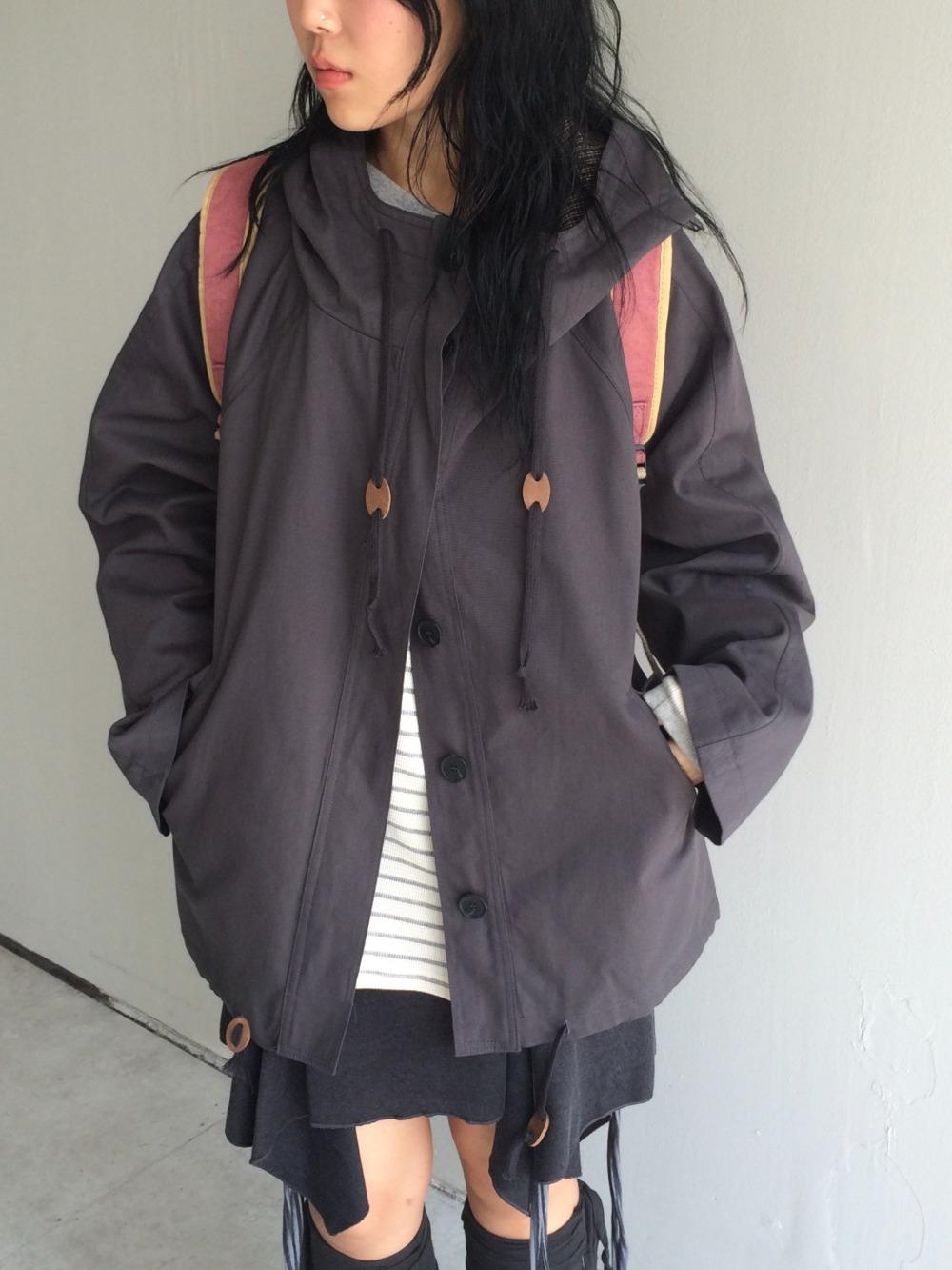 hood stopper loose field jacket 후드 스토퍼 루즈 야상 자켓