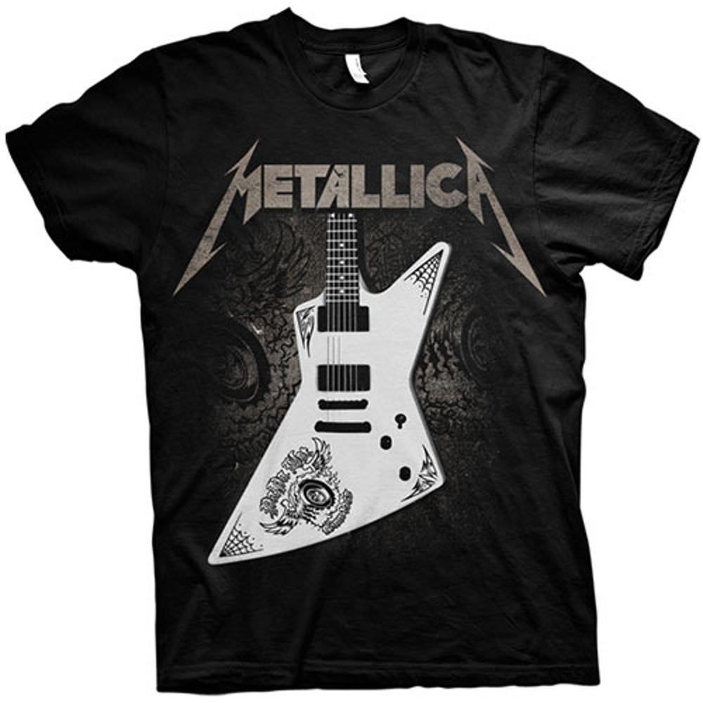 [S,M,L,2XL 국내배송] 공식 METALLICA 메탈리카 Papa Het Guitar 반팔 티셔츠