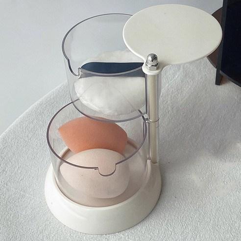 시하마 화장품 방진 수납 퍼프 화장솜 뷰티 에그 회전 정리험 - 기타정리용품 | 쿠팡