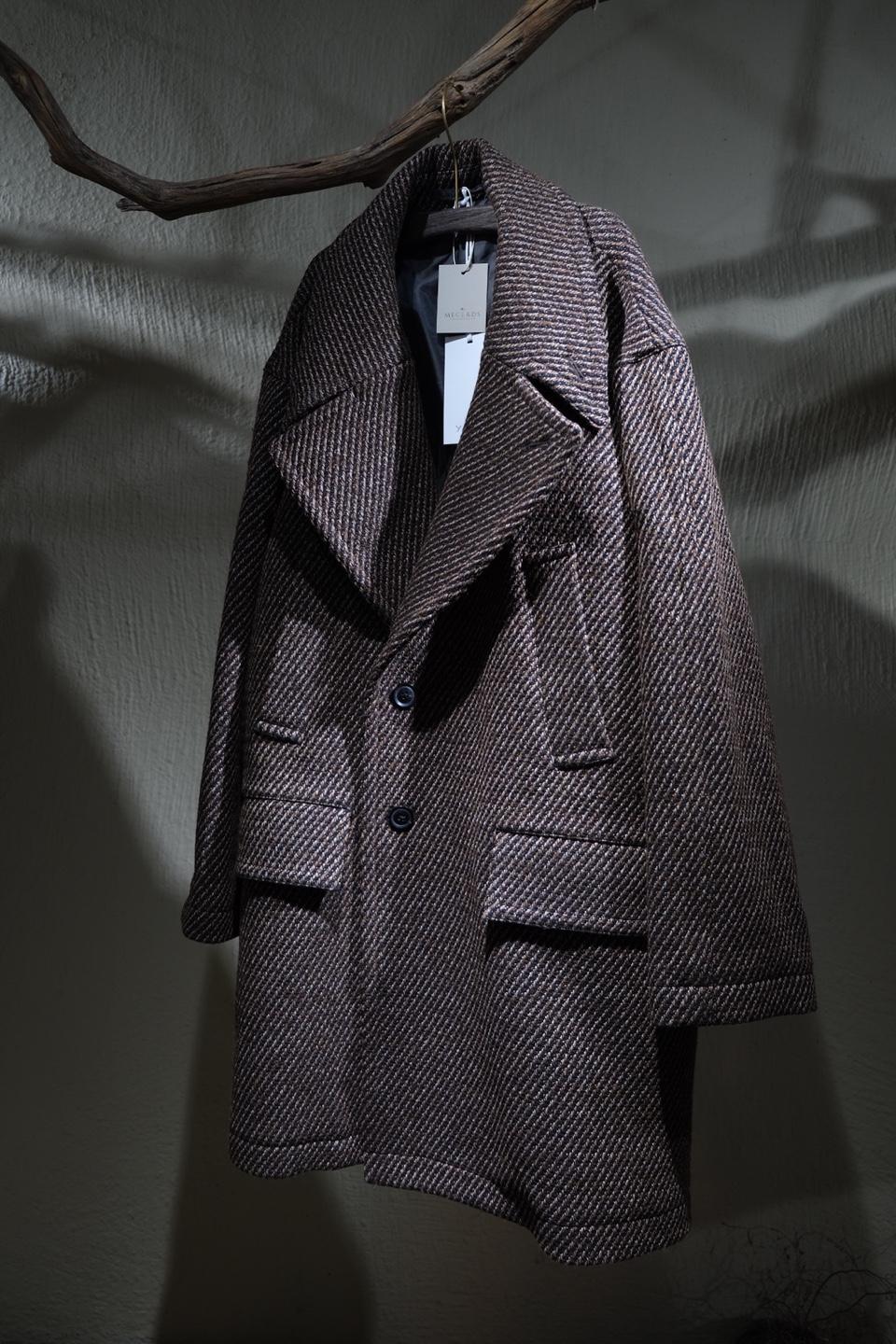 Yoke Tokyo 요크 도쿄 - DOUBLE BREASTED HALF COAT - Brown