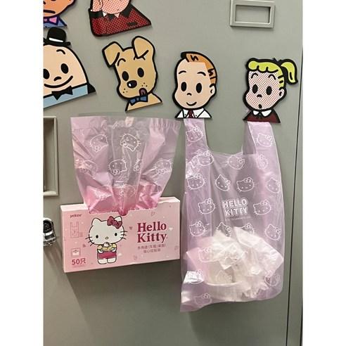 헬로키티 뽑아쓰는 쓰레기 봉투 비닐봉지 - 일반비닐봉지 | 쿠팡
