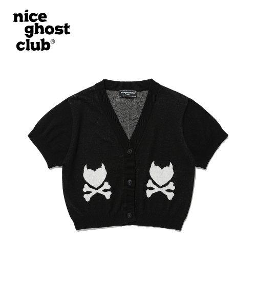 데인절 하트 크롭 하프 가디건_블랙(NG2DSUK680A)