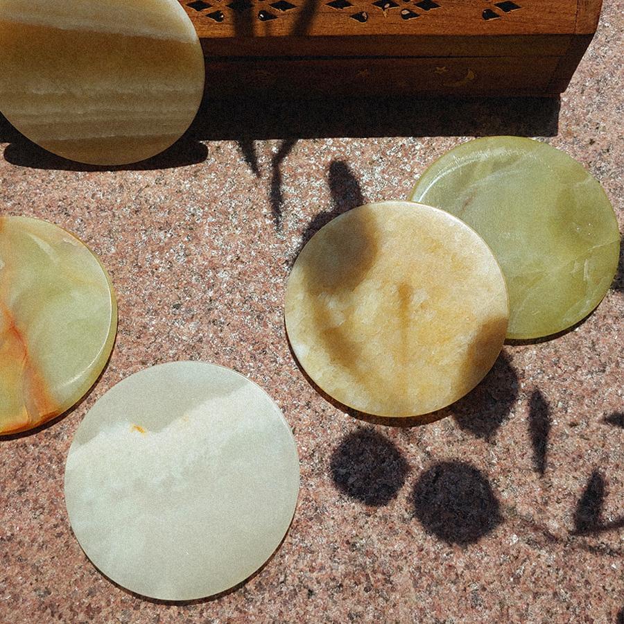 ONYX Tea Coaster Set 오닉스 티 코스터 세트