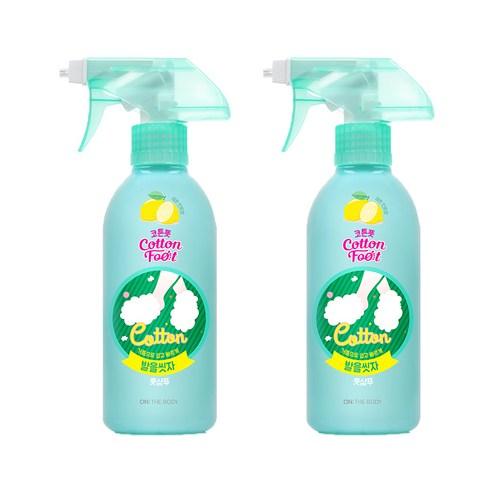 온더바디 코튼풋 발을 씻자 풋샴푸 레몬민트향, 1개입, 385ml, 2개 - 핸드/풋케어 | 쿠팡