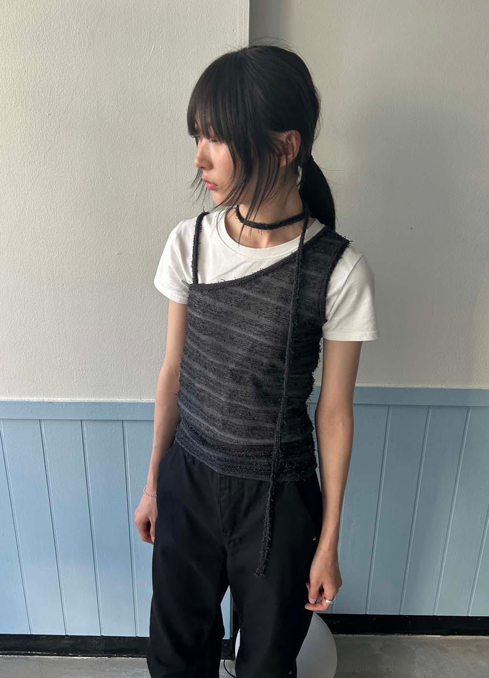 2 Way Tie Sleeveless (2colors)