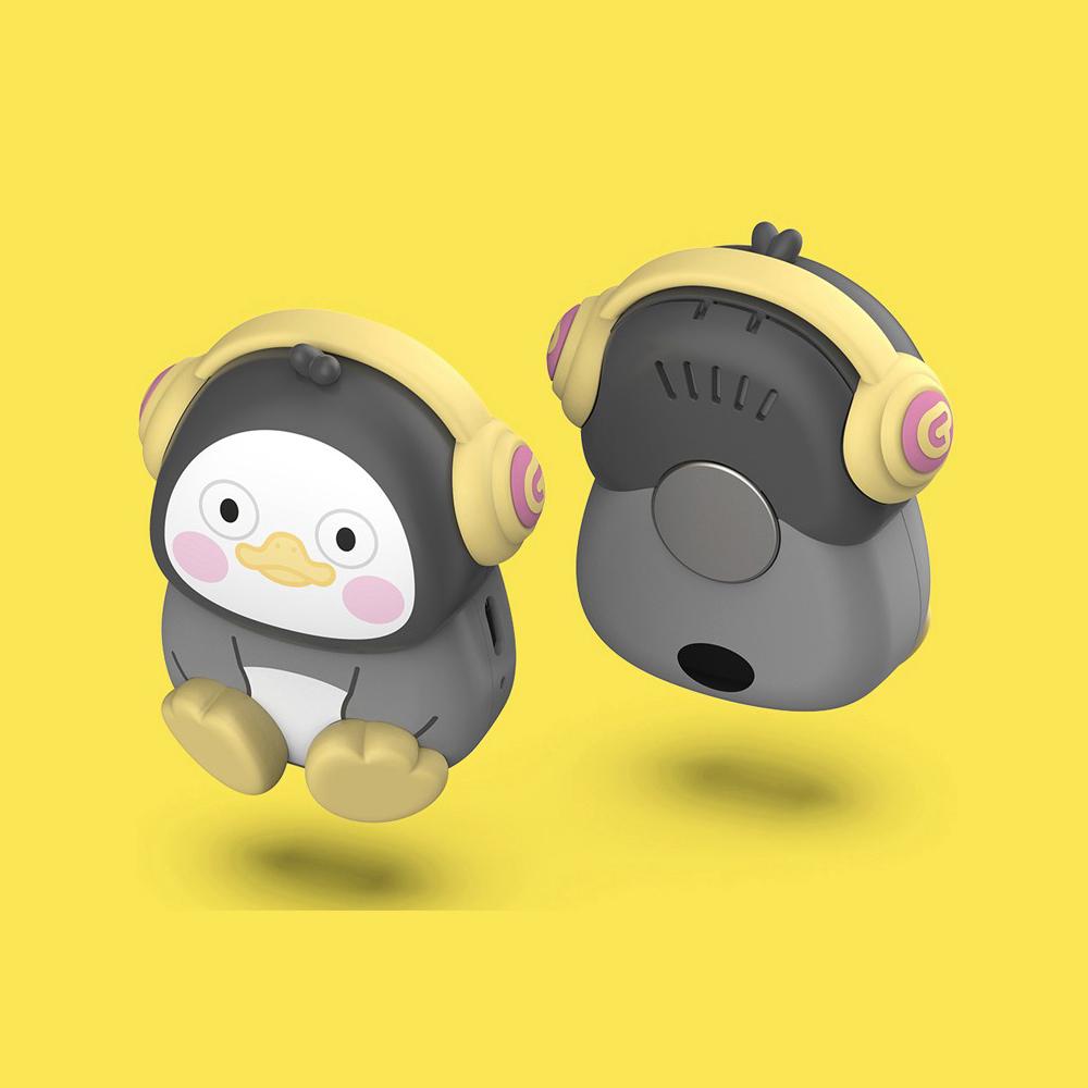 펭수 UVC+UVA 듀얼캐어 무선 칫솔살균기 충전식 C타입 자석 칫솔살균기 AYA-WS10