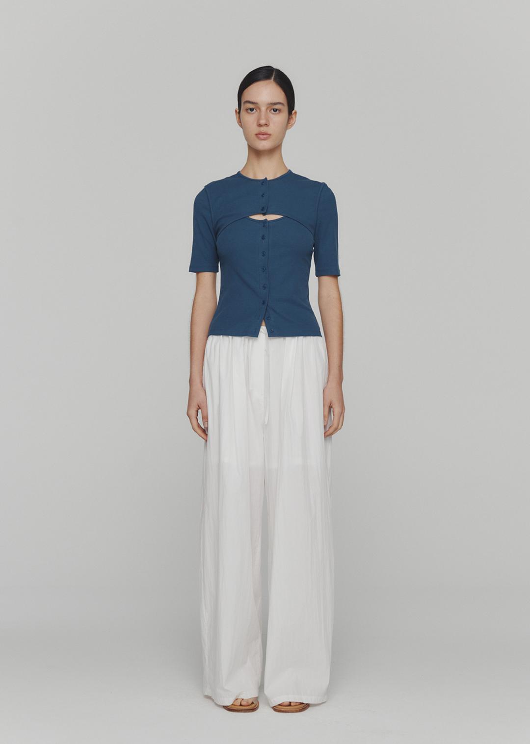 [예약주문] COTTON BANDING WIDE PANTS (2COLORS)