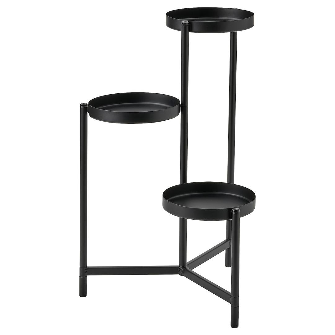 OLIVBLAD 올리브블라드 화분스탠드 - 실내외겸용 블랙 58 cm